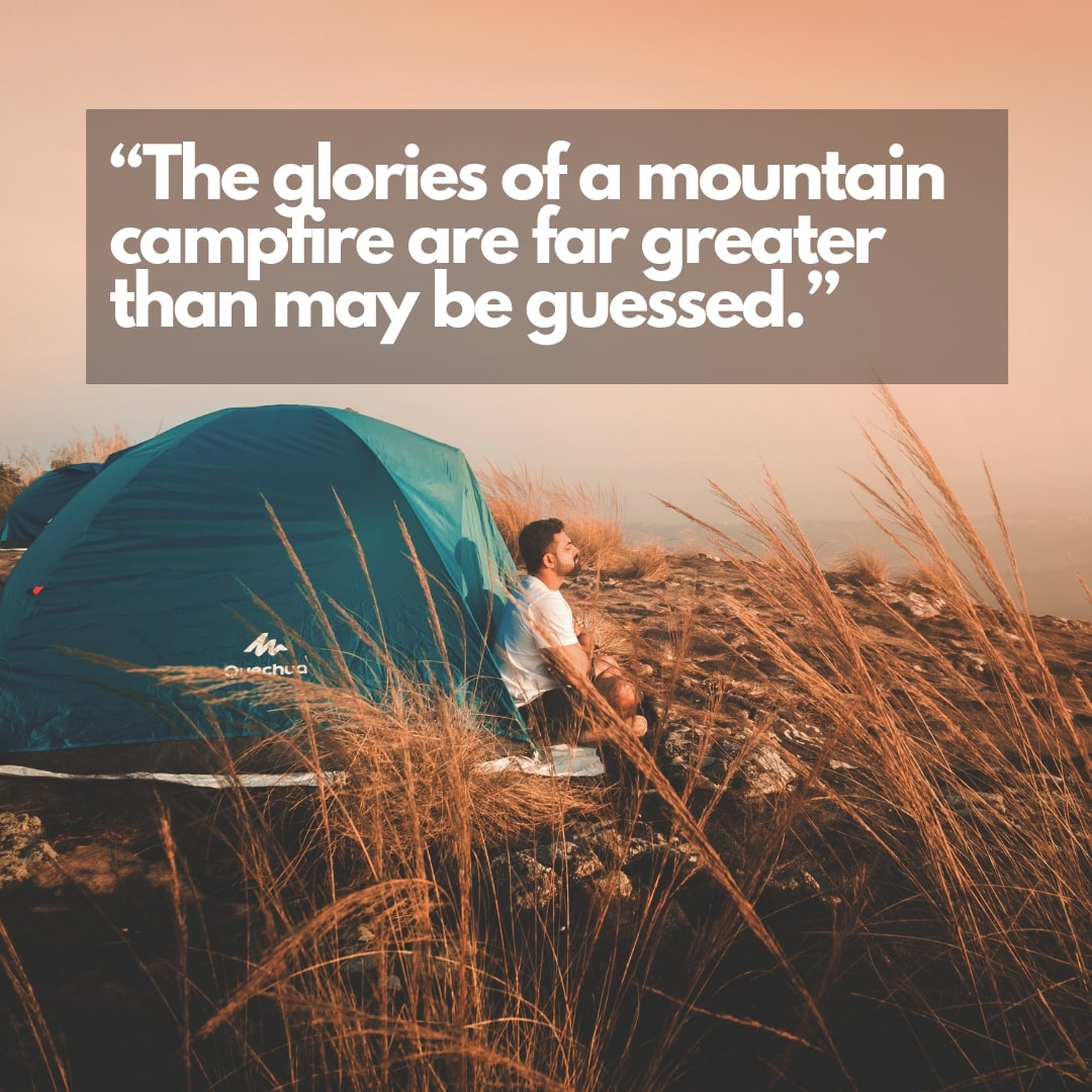 mountain campfire quote