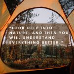 nature camping quote