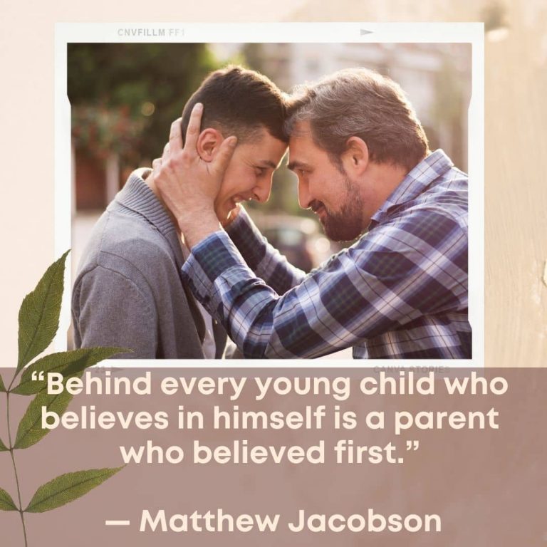 quote about parents support