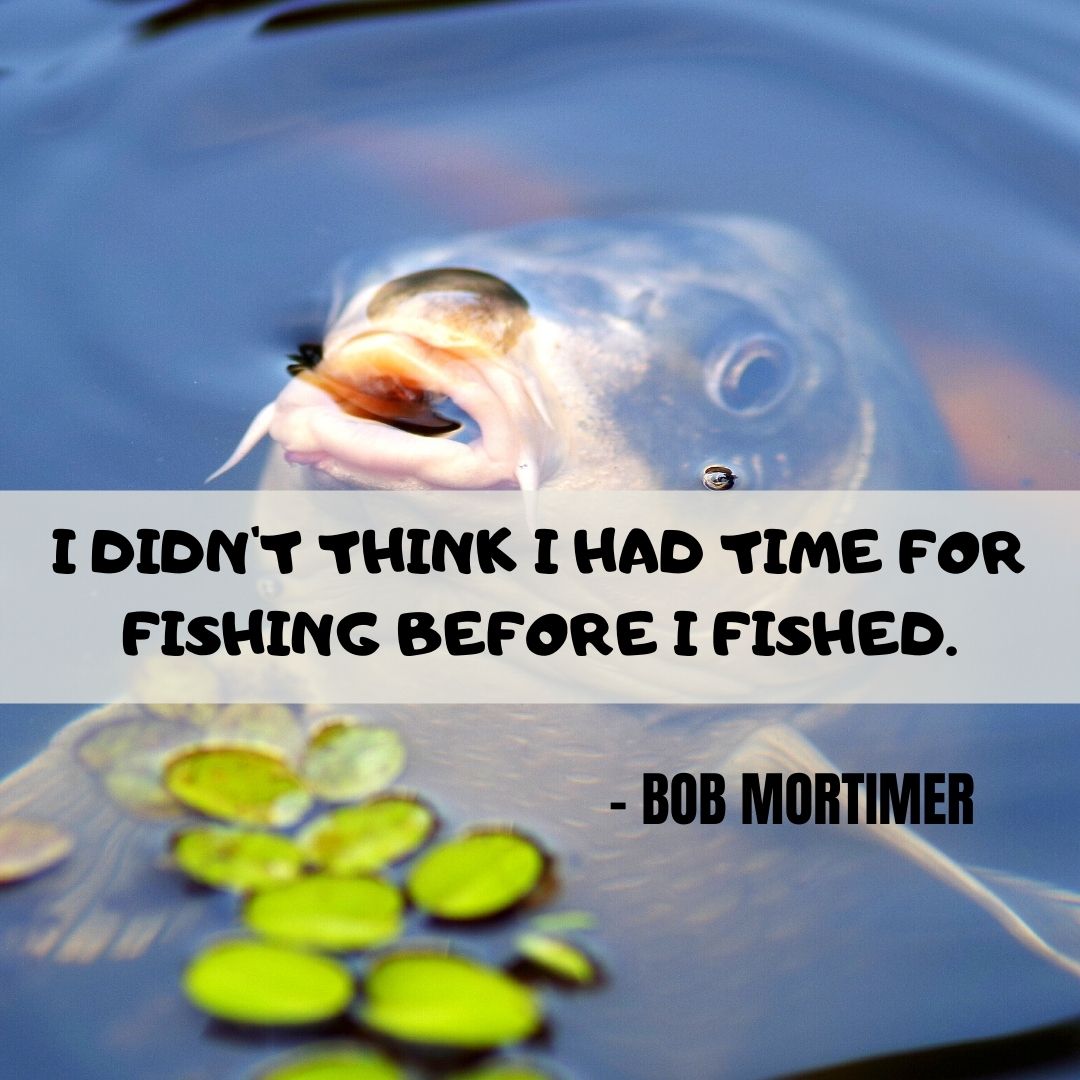 Bob Mortimer fishing quotes