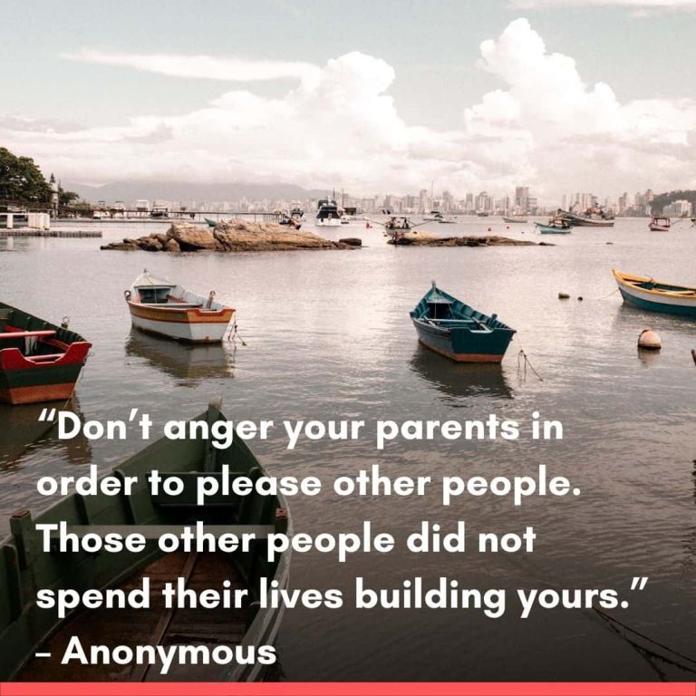 dont anger your parents quote