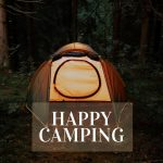 Happy Camping quote