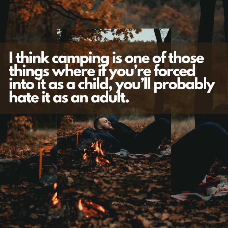 camping inspirational quote