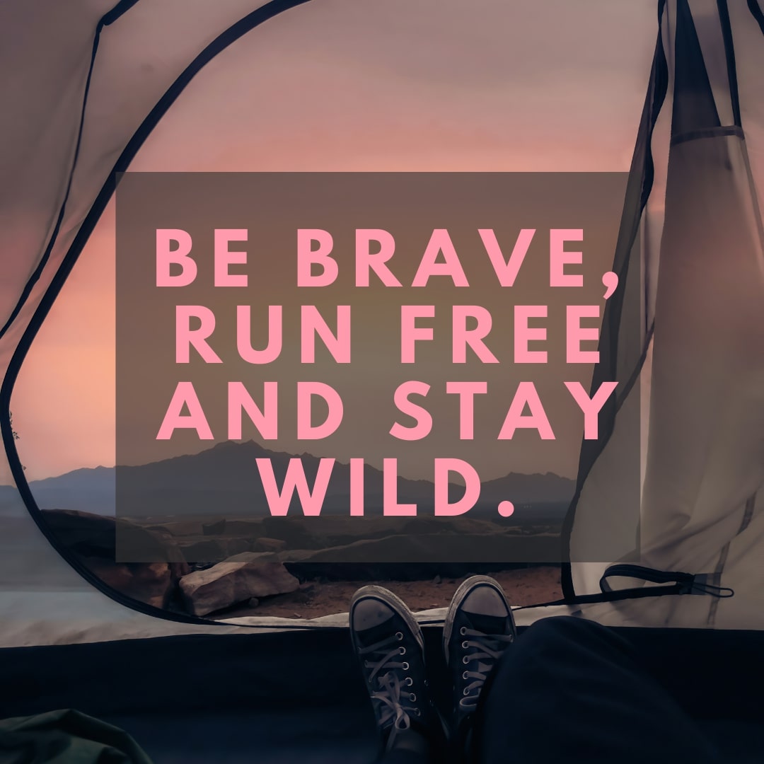 camping inspirational quote
