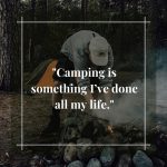 camping motivational quote