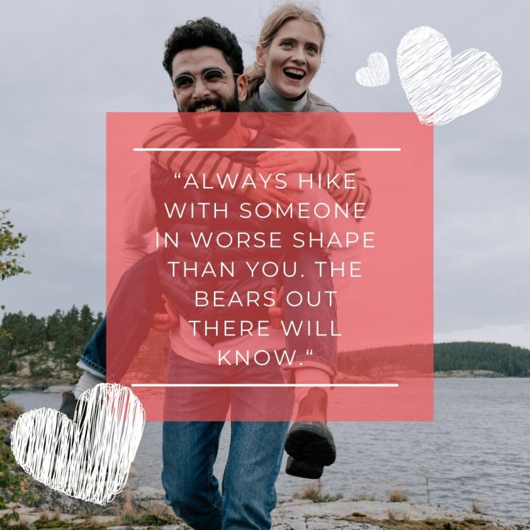couple hiking quote
