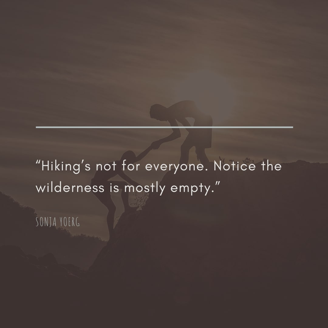 hiking inspirational quote
