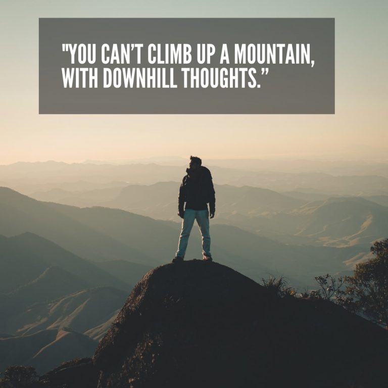 mountain climbing quote