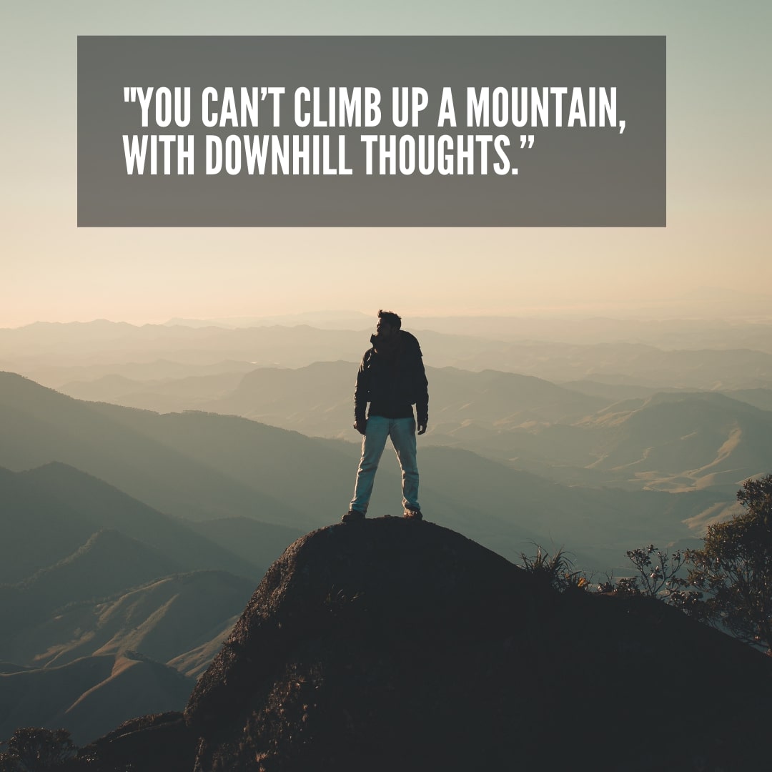 mountain climbing quote