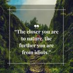 nature hiking quote