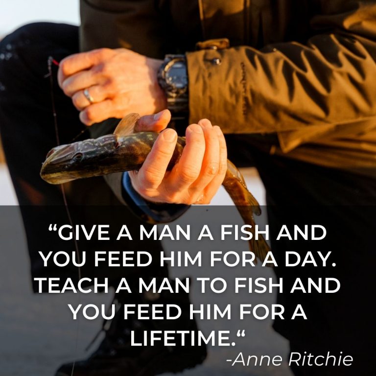 teach a man to fish quote bible