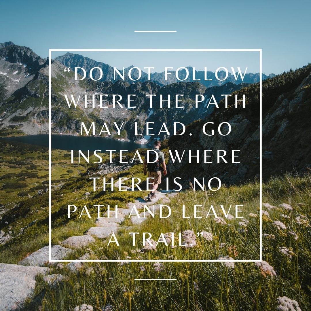 trail hiking quote