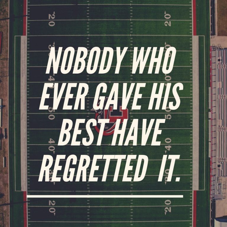 American Football Player Quote