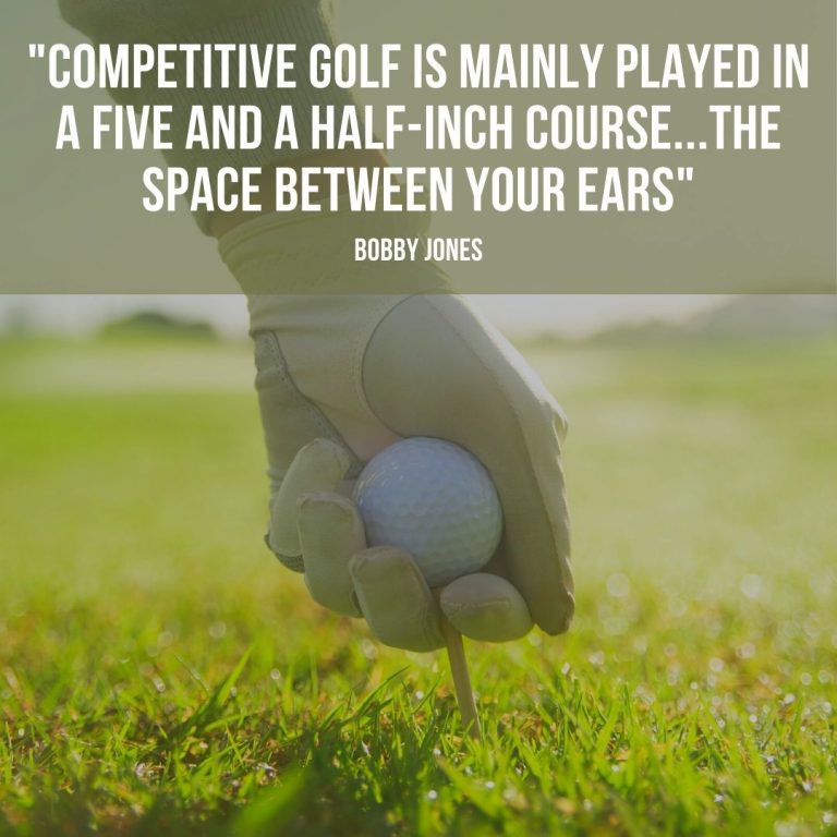Competitive Golf Quote