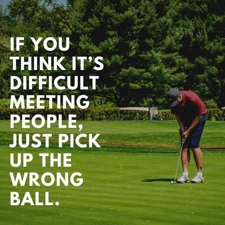 Golf Ball Quote