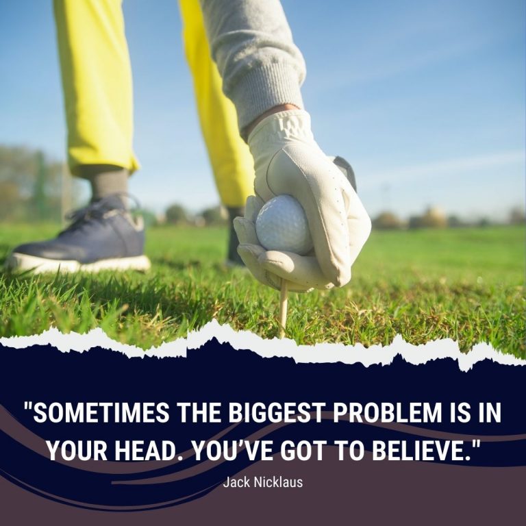Golf Inspirational Quote