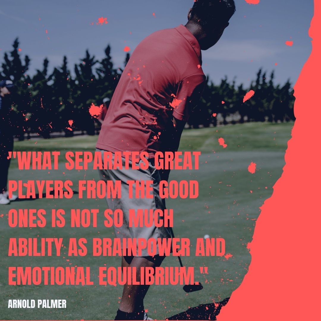Golf Player Motivational Quote