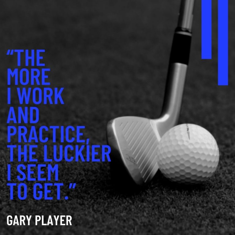 Golf Player Quote