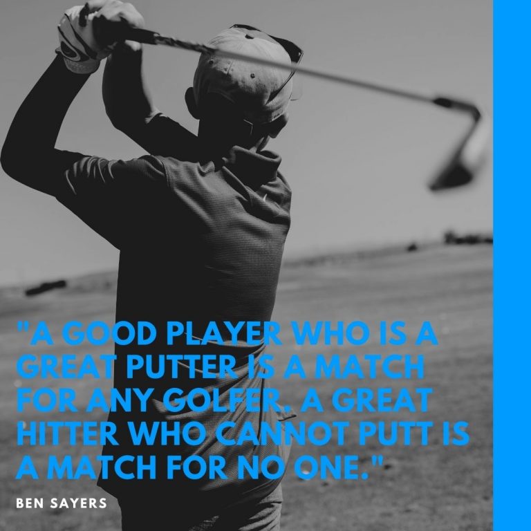 Golf Players Quote