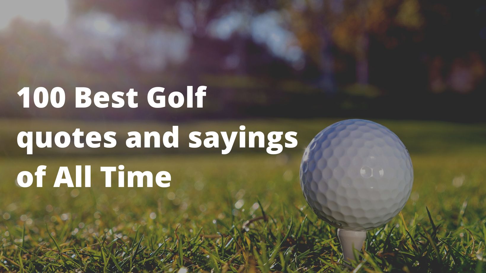 Golf Quotes Cover