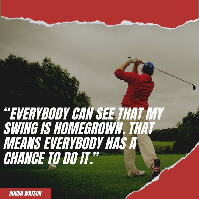Golf Swing Quote