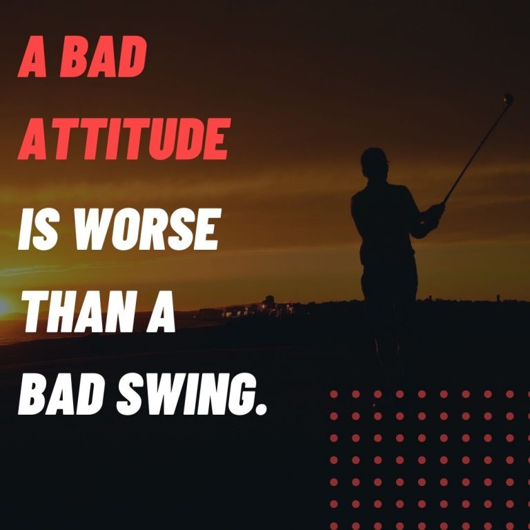 Golfing Swing Quote