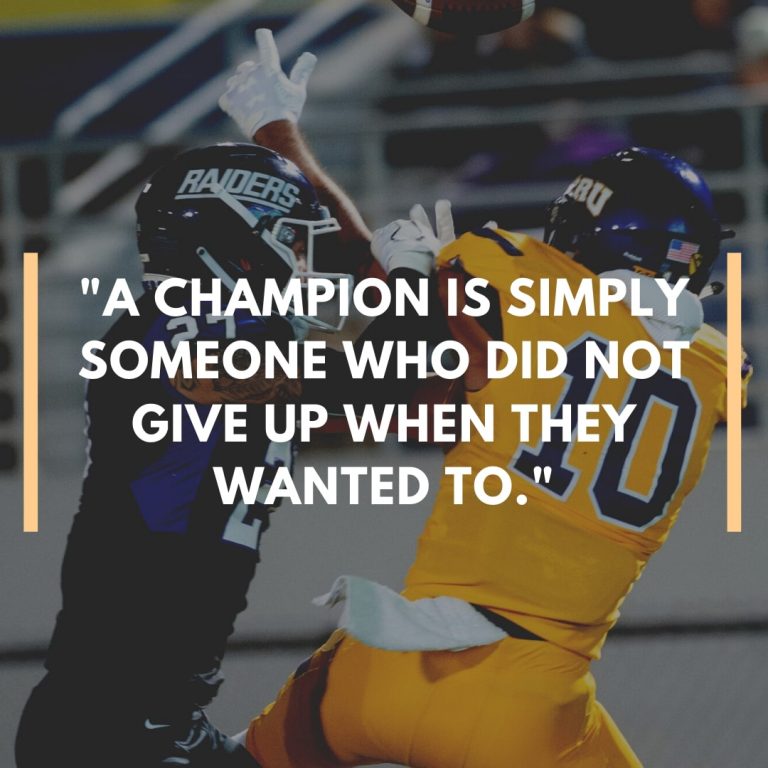 NFL Champion Quote