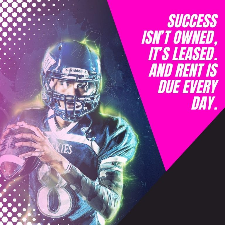 NFL Success Quote
