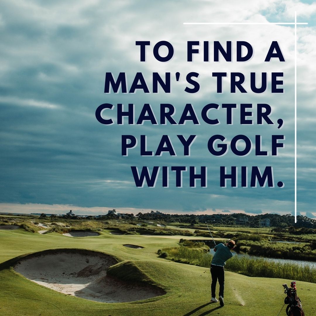 Playing Golf Quote