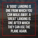 Landing Quote