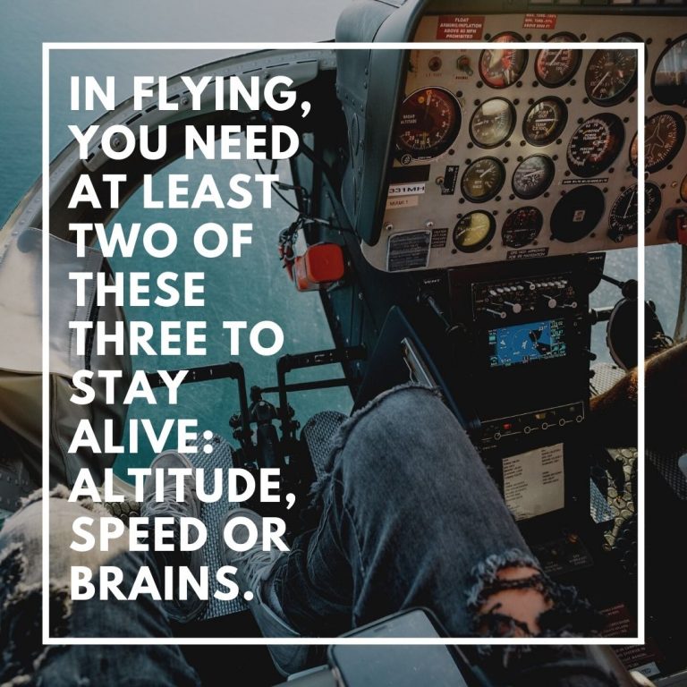 Quote about Aviation