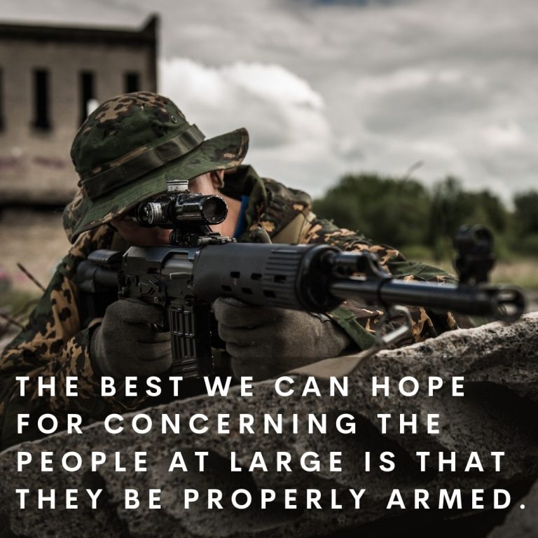 Armed people Quote