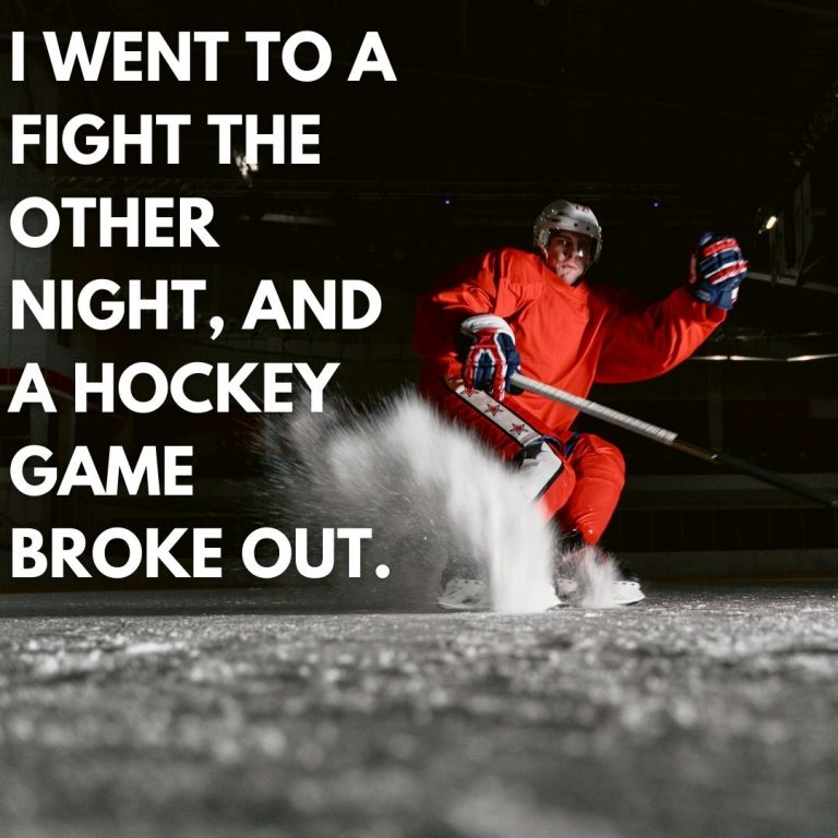 Hockey Fighting Quote