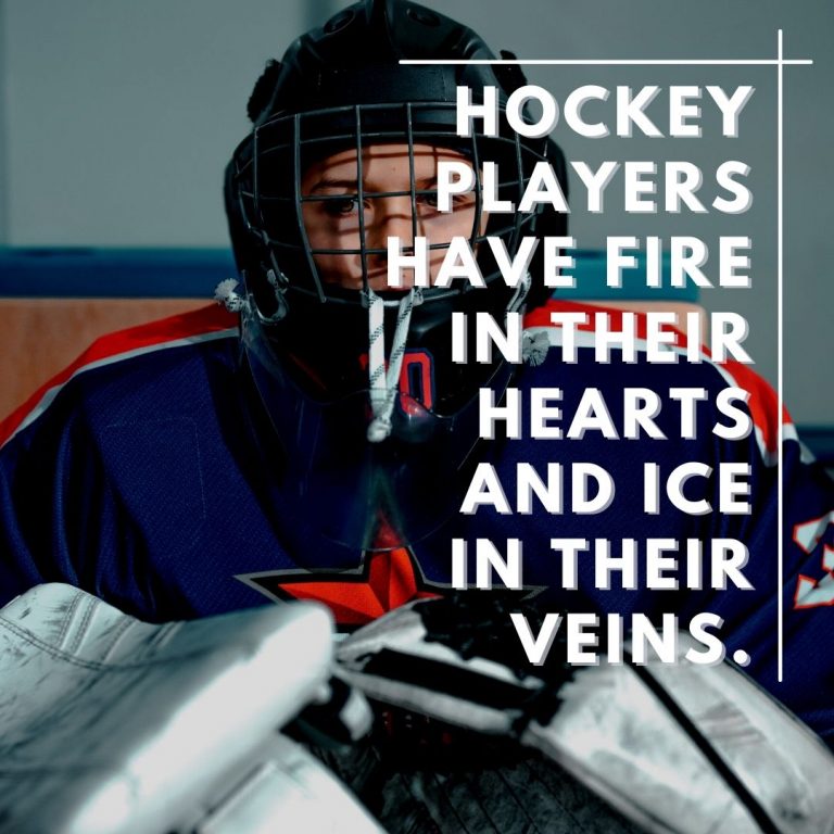 Hockey Players Motivational Quote
