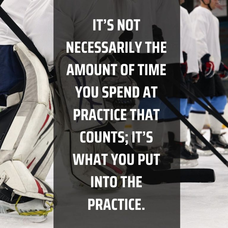 Hockey Practice Quote