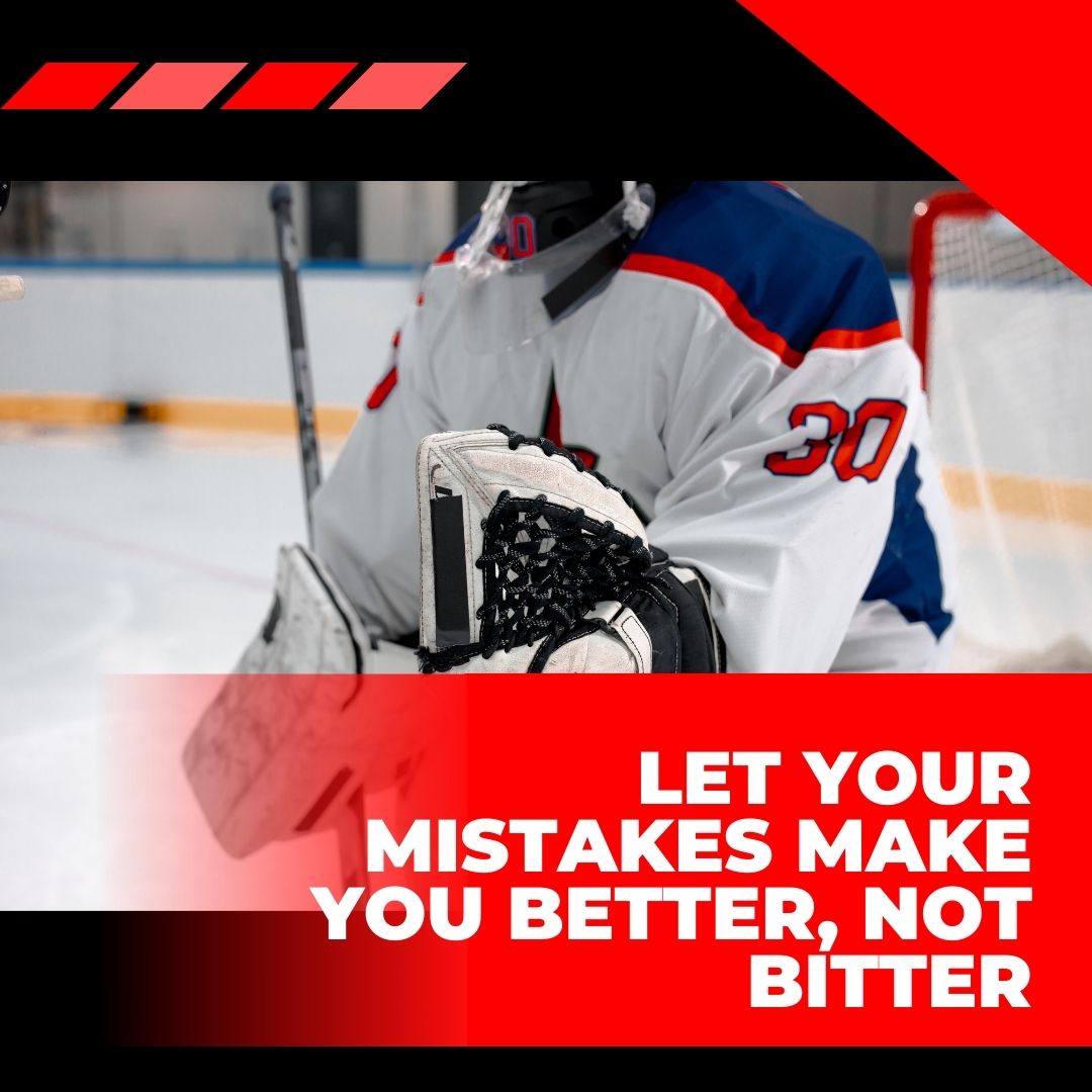 Hockey playing Inspirational Quote