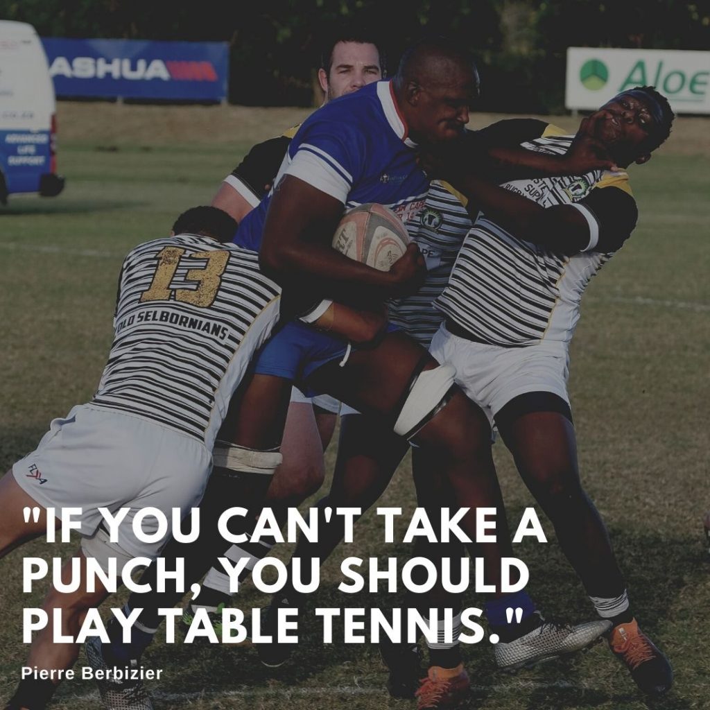 Rugby Training Quote