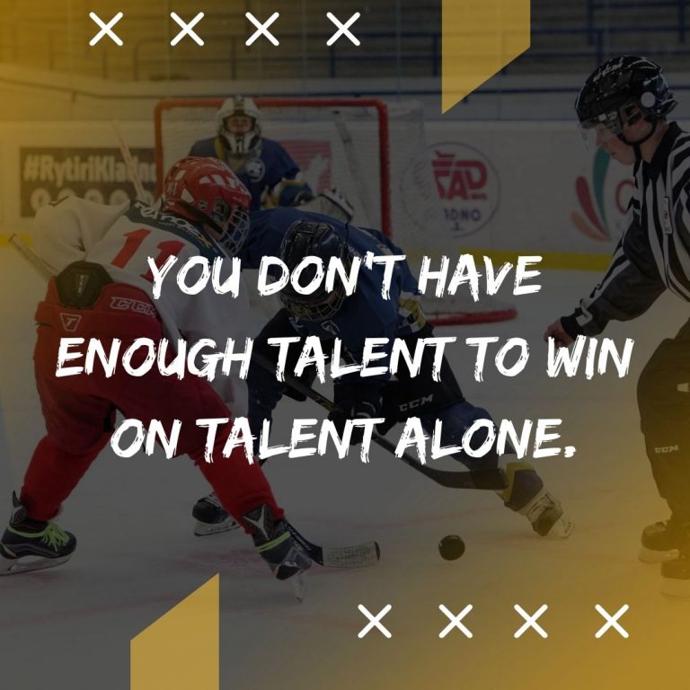 Ice Hockey Motivational Quote