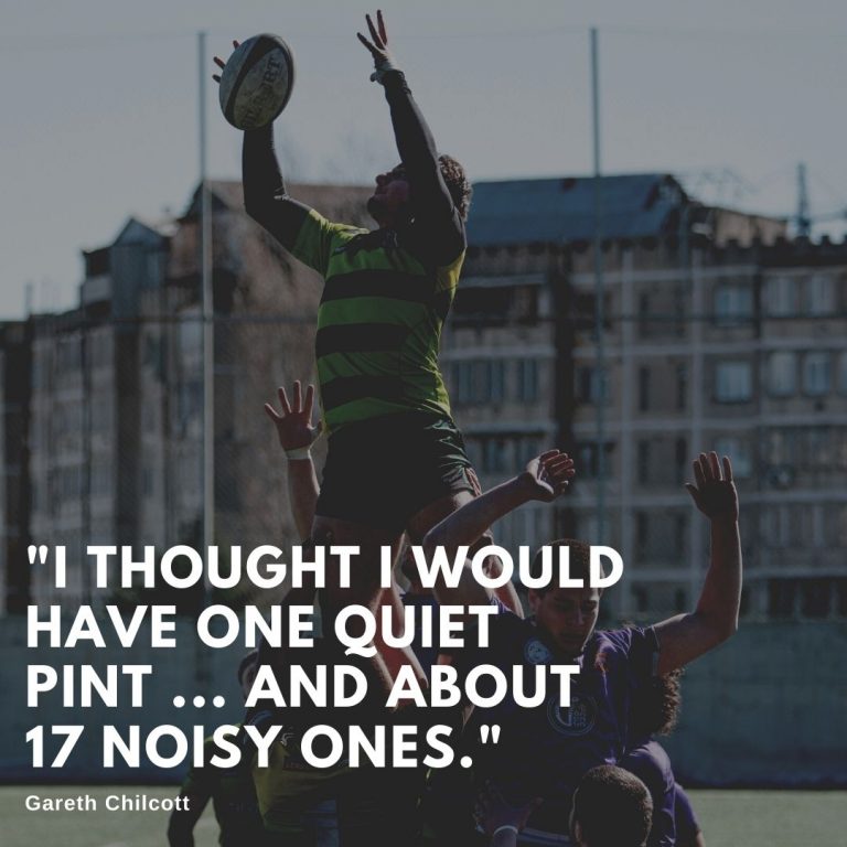 Rugby Quote by Player