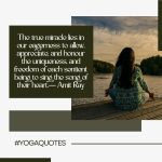 Appreciate Yoga Quote