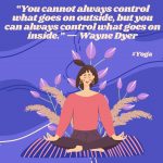 Control Yoga Quote