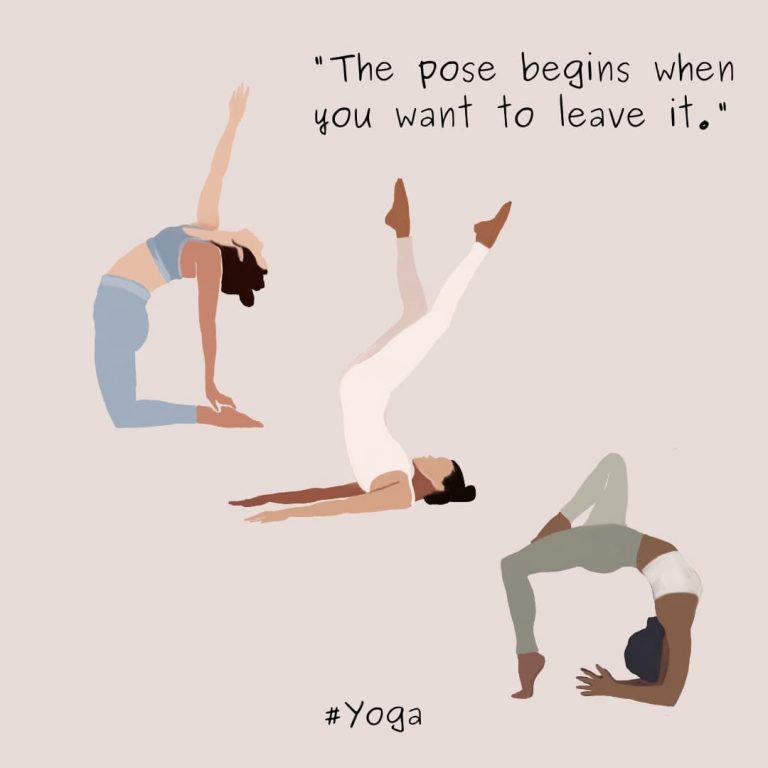Different Pose Yoga Quote