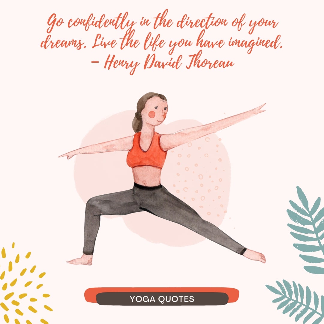 Weight Reduction Yoga Quote